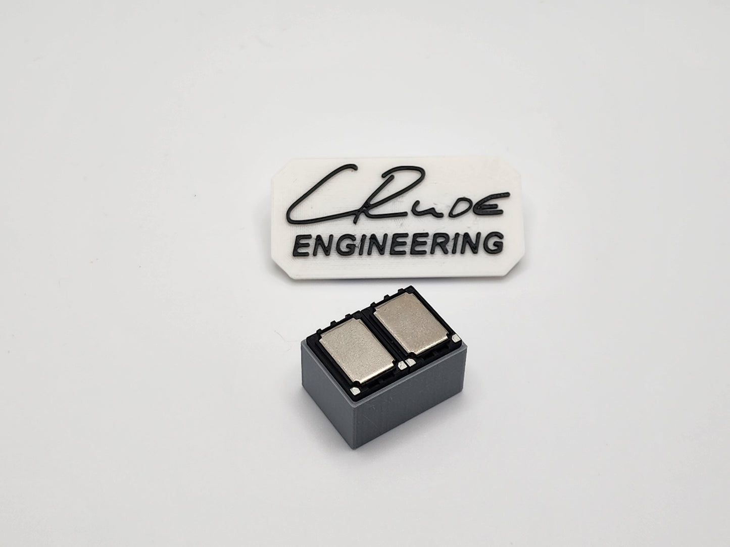 Double 15x11mm Sugar Cube Speakers with Baffle